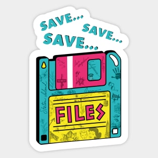 Save files Sticker